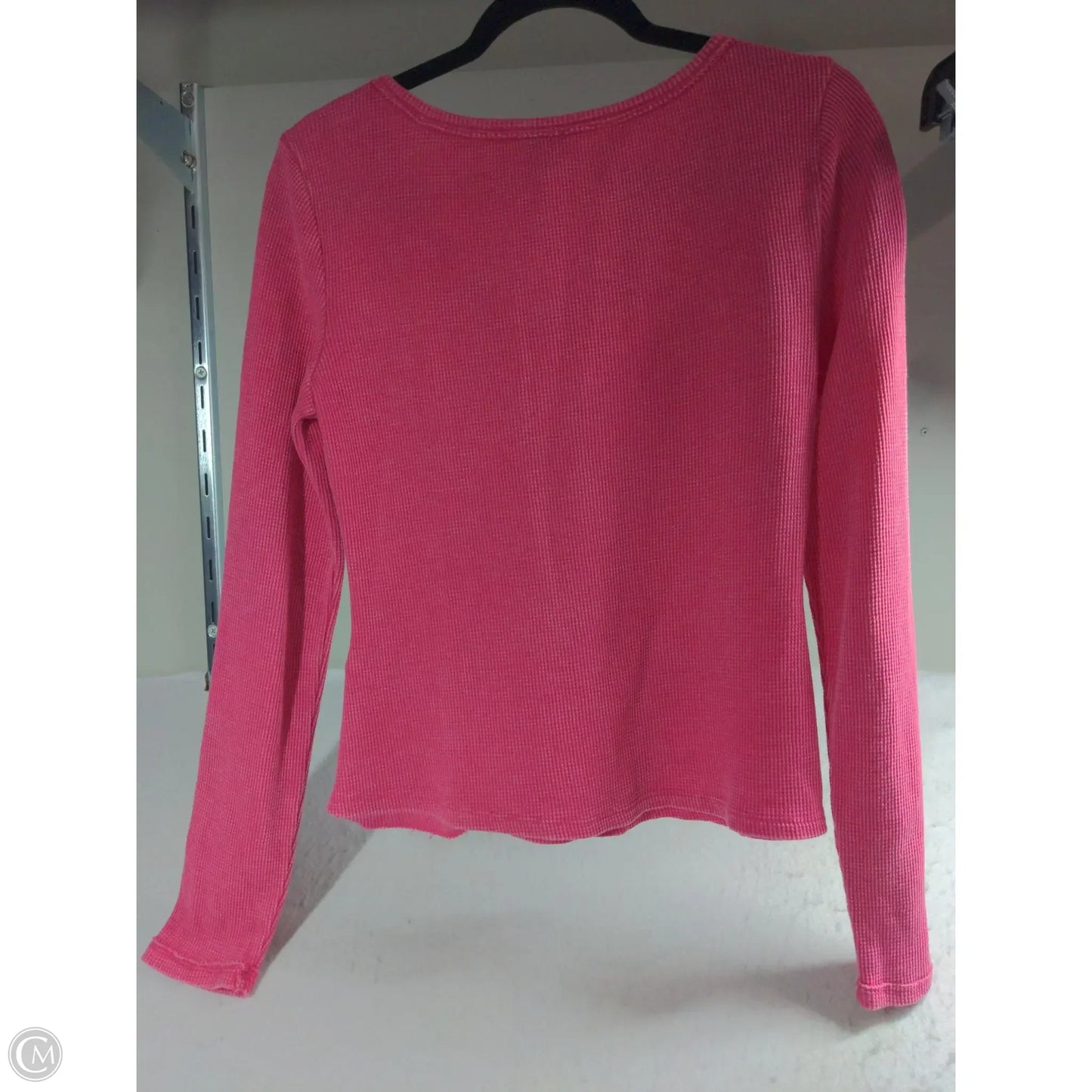 Top Long Sleeve By Pilcro In Pink, Size: M