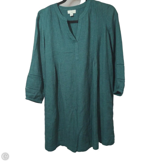 Dress Casual Midi By J. Jill In Green, Size: Xs