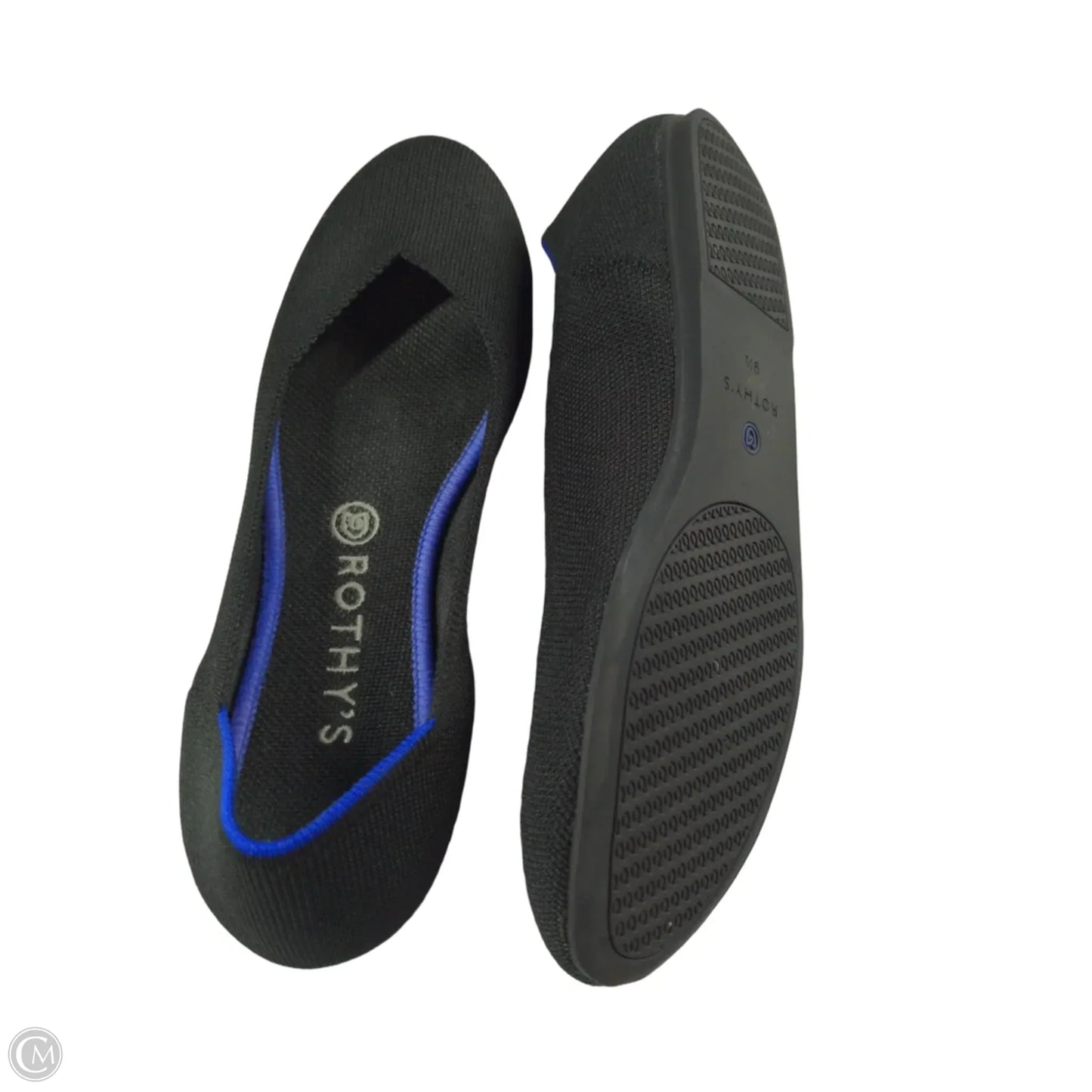 Shoes Flats By Rothys In Black, Size: 9.5
