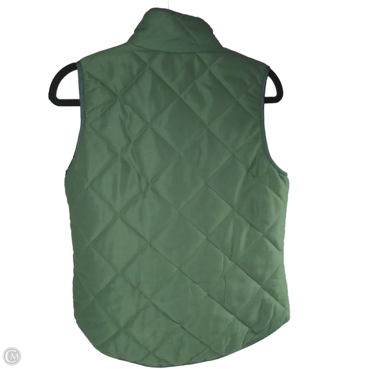 Vest Puffer & Quilted By Dee Elly In Green, Size: M