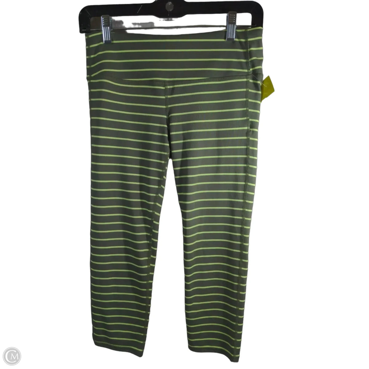 Athletic Leggings Capris By Athleta In Striped Pattern, Size: S