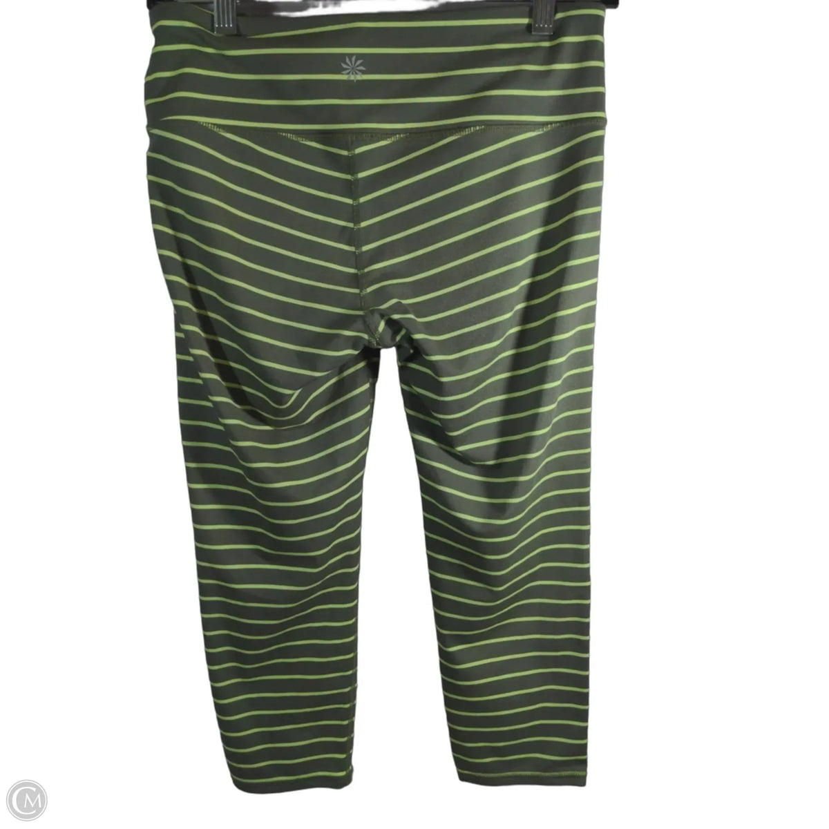 Athletic Leggings Capris By Athleta In Striped Pattern, Size: S
