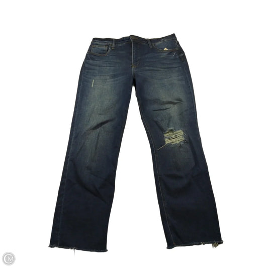 Jeans Straight By Kut In Blue, Size: 12