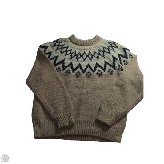 Sweater By Charlie Paige In Black & Tan, Size: L