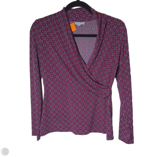 Blouse Long Sleeve By Charter Club In Floral Print, Size: Sp