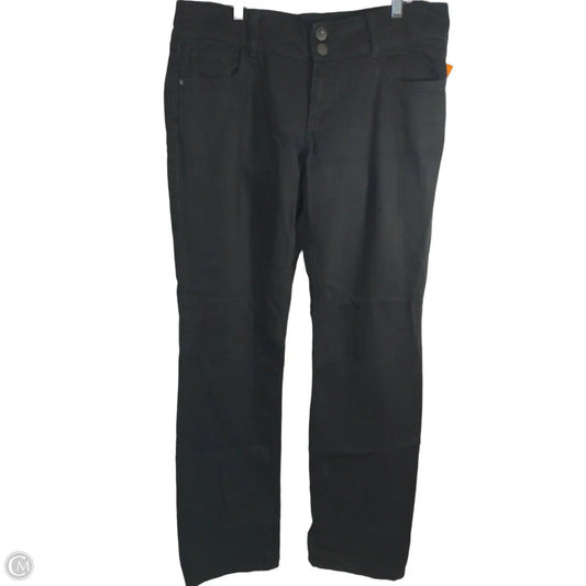 Jeans Straight By Cabi In Black, Size: 10