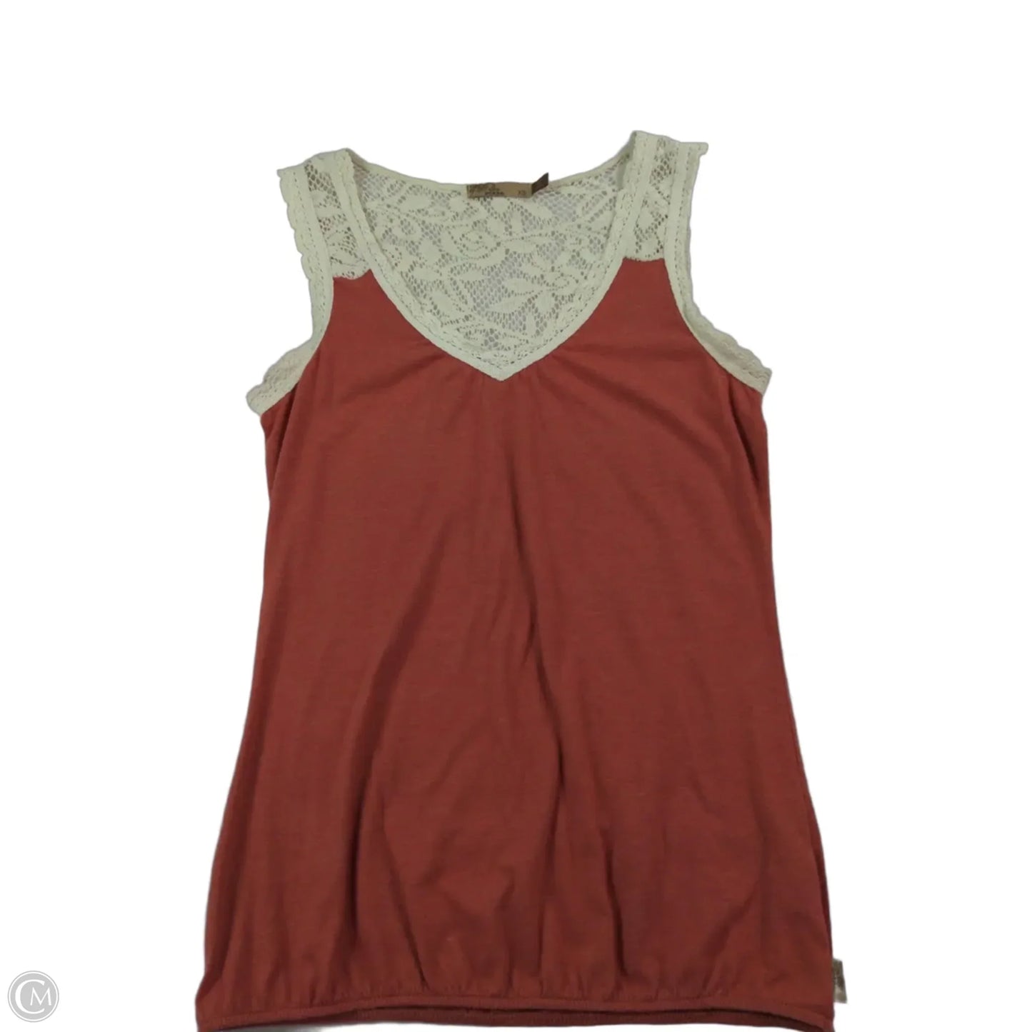 Top Sleeveless By Prana In Cream & Orange, Size: Xs