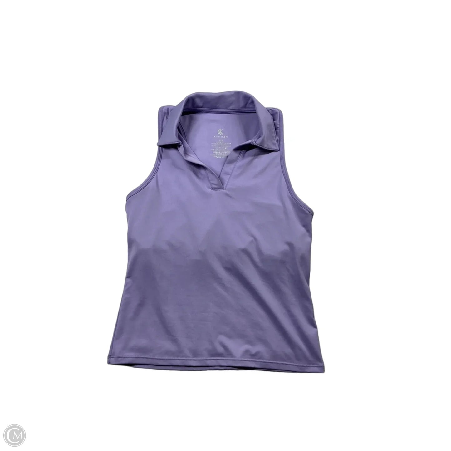 Athletic Top Short Sleeve By Kyodan In Purple, Size: S