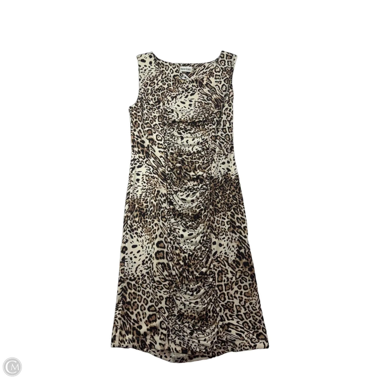Dress Casual Midi By Marvin Richards In Animal Print, Size: 8