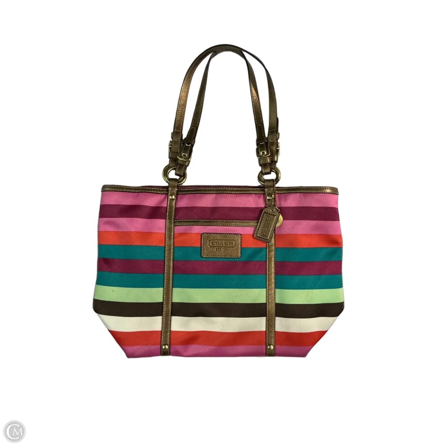 Tote Designer By Coach, Size: Medium