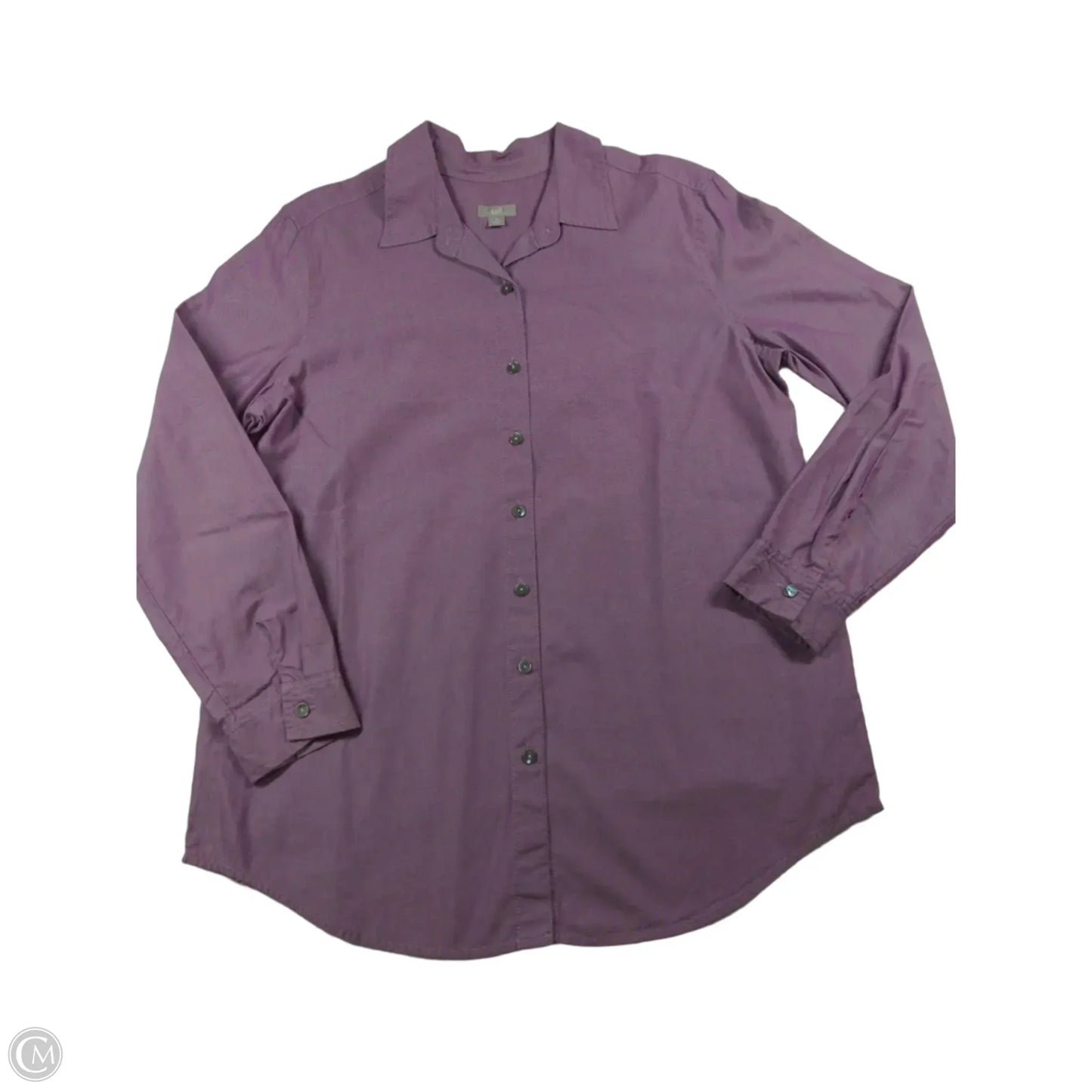 Blouse Long Sleeve By J. Jill In Purple, Size: S