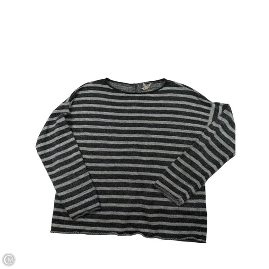 Sweater By Eileen Fisher In Black & White, Size: Xs