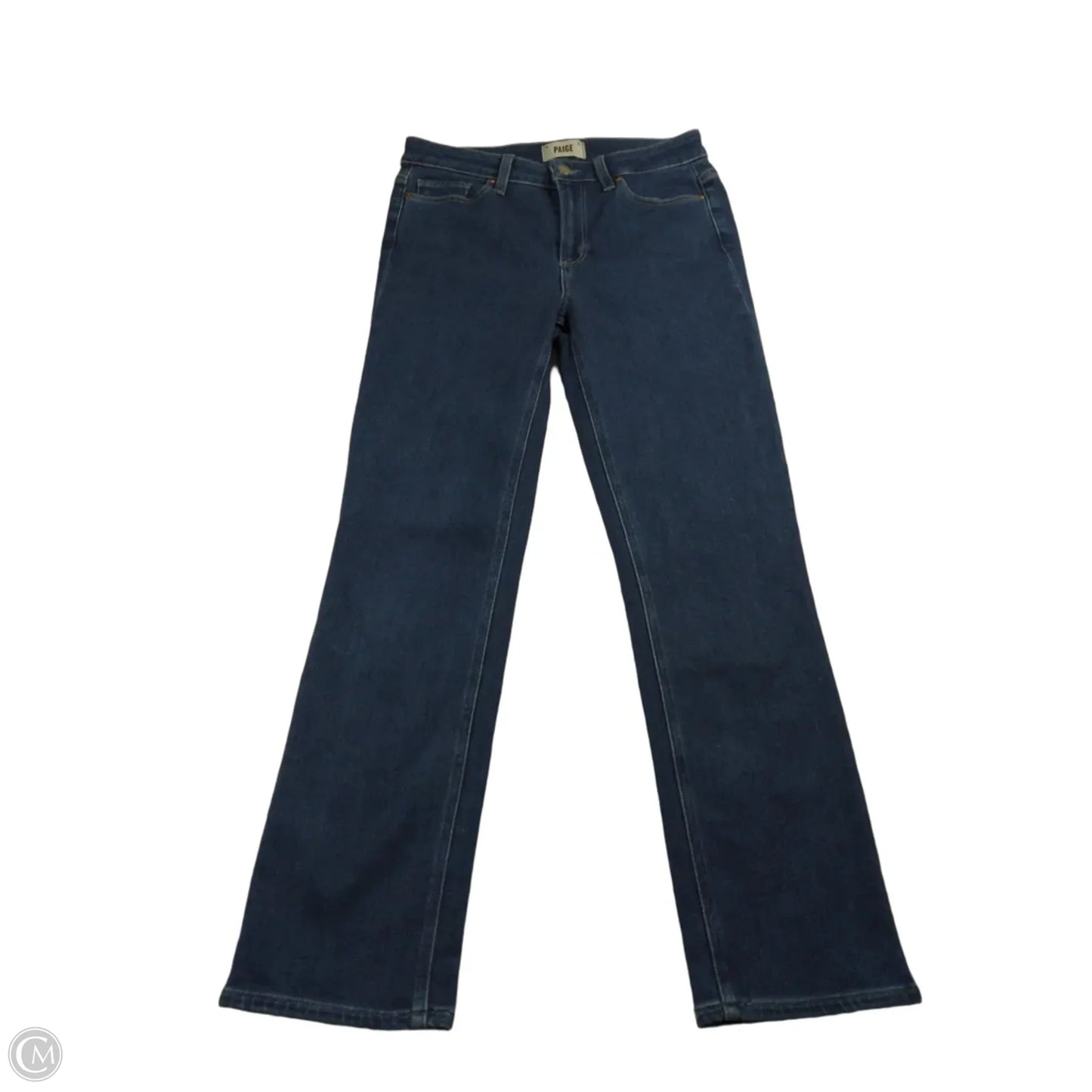 Jeans Straight By Paige In Blue, Size: 4