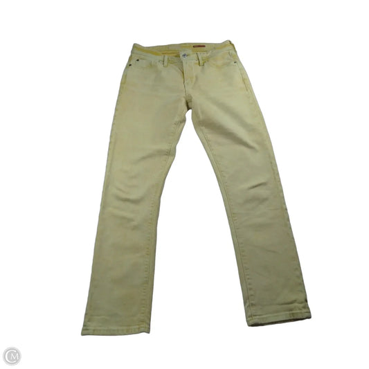 Jeans Straight By Pilcro In Yellow, Size: 4