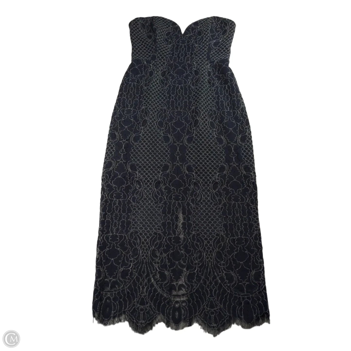 Dress Party Long By Clothes Mentor In Blue, Size: 12