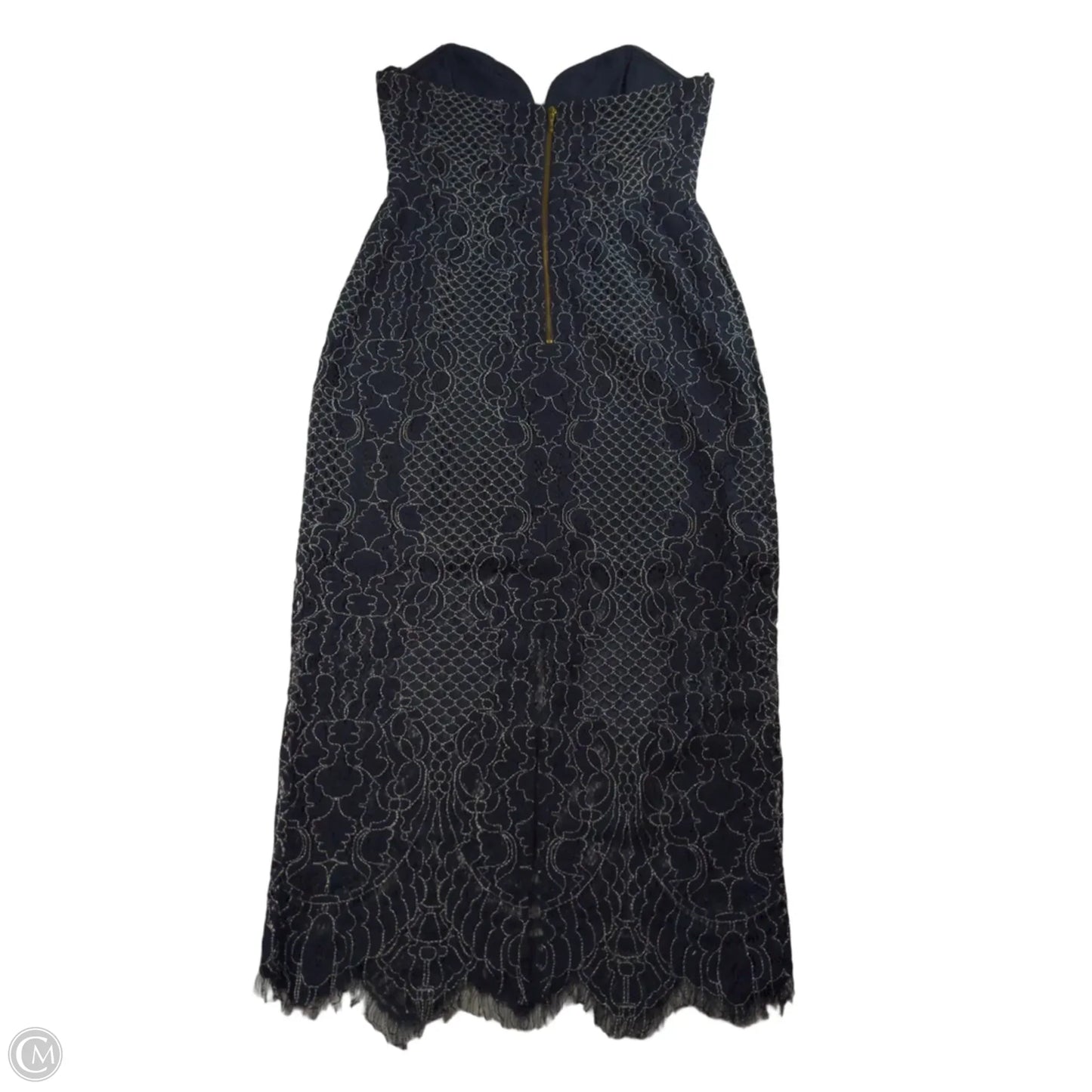 Dress Party Long By Clothes Mentor In Blue, Size: 12