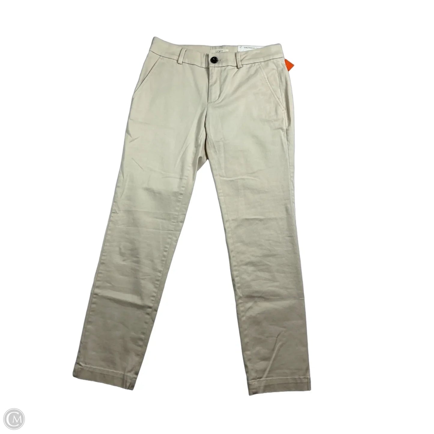 Pants Chinos & Khakis By Loft In Cream, Size: 2