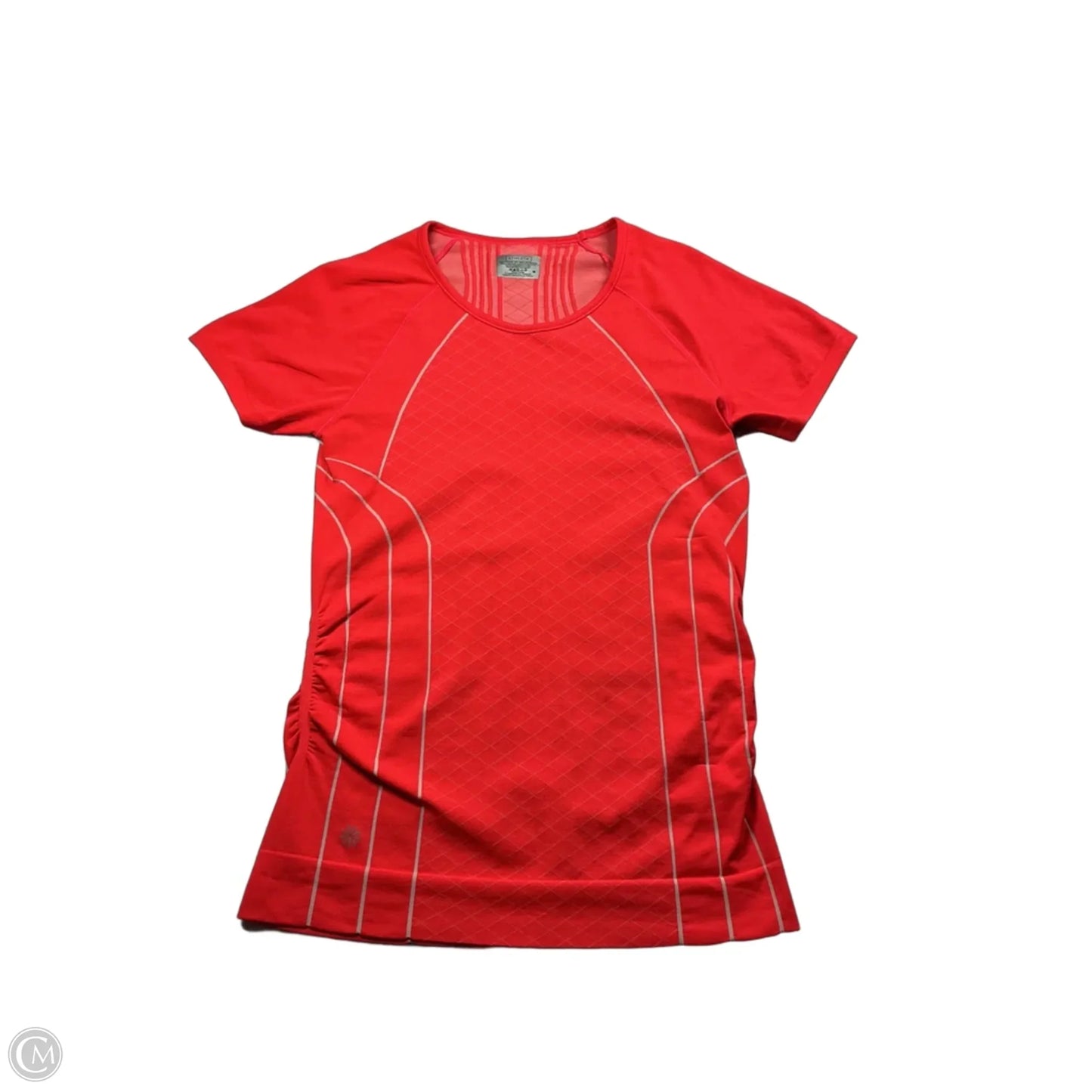 Athletic Top Short Sleeve By Athleta In Red, Size: M