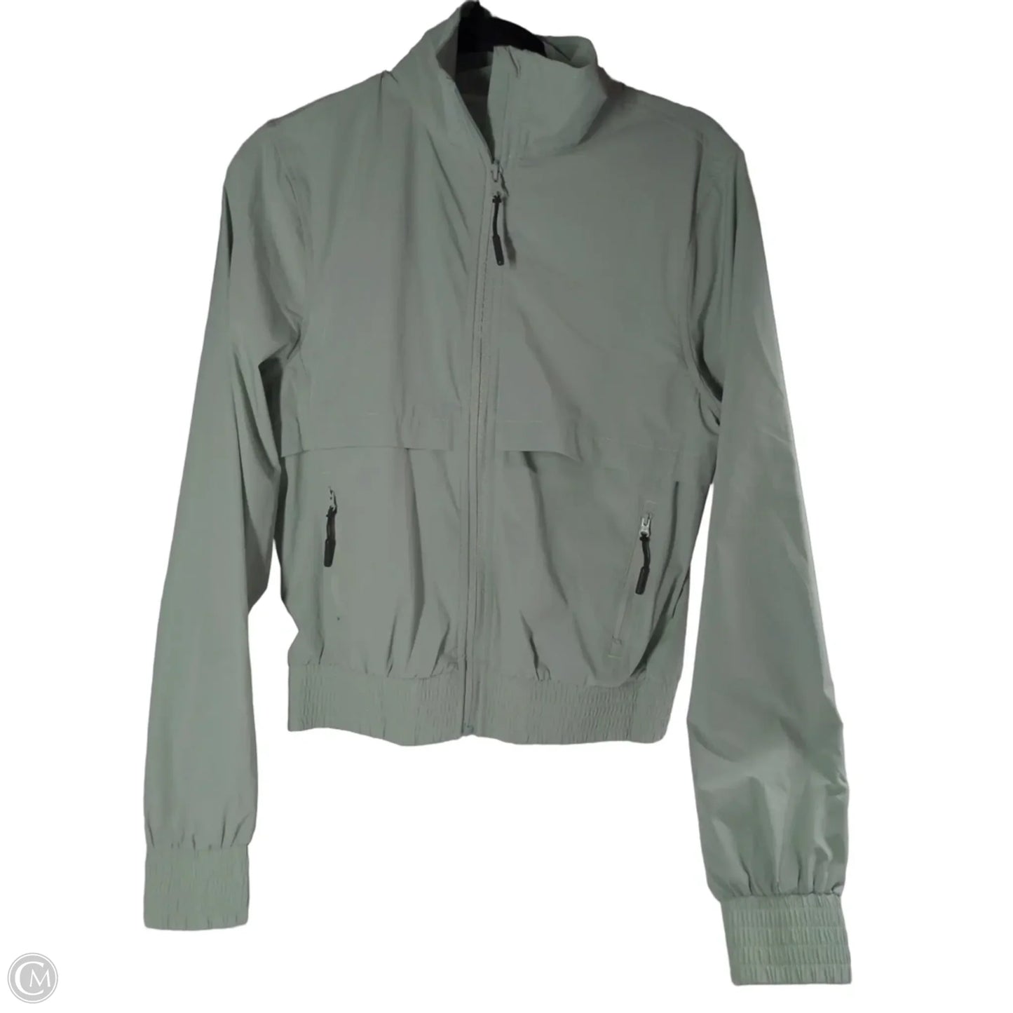 Athletic Jacket By Ptula In Green, Size: S