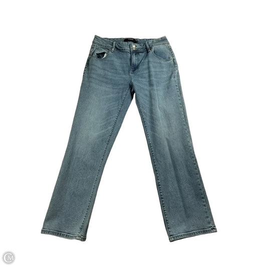 Jeans Straight By Hudson In Blue Denim, Size: 10
