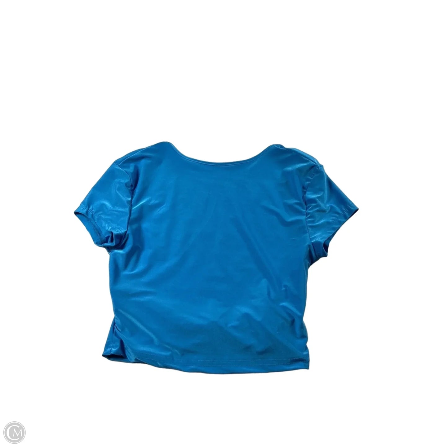 Top Short Sleeve By Shein In Blue, Size: Xs