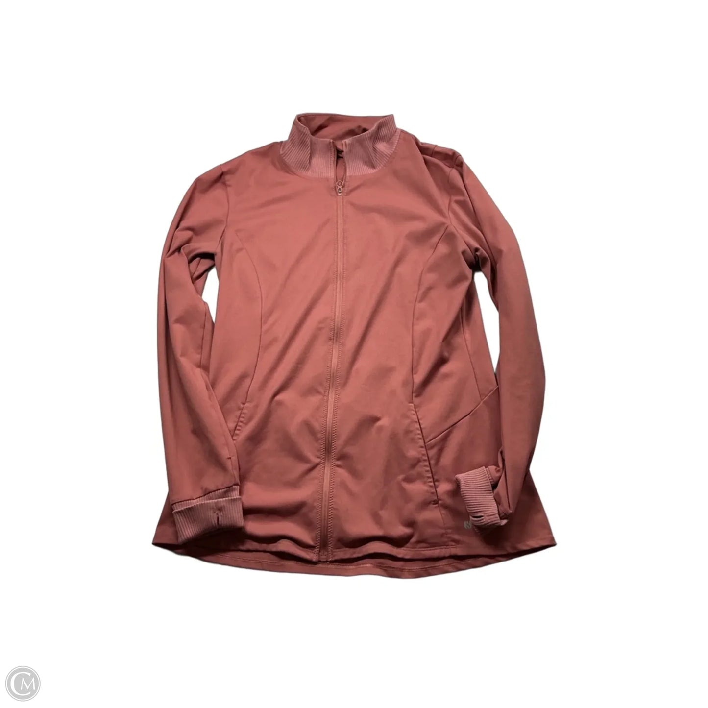 Athletic Jacket By Layer 8 In Pink, Size: M