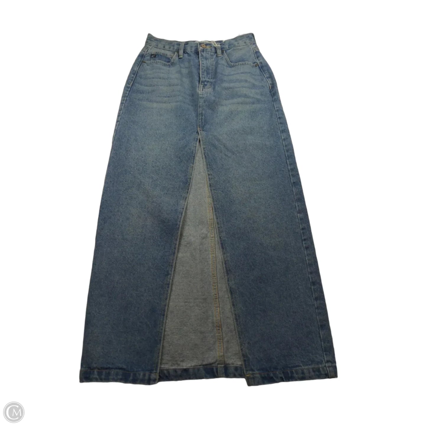 Skirt Maxi By Kancan In Blue Denim, Size: S