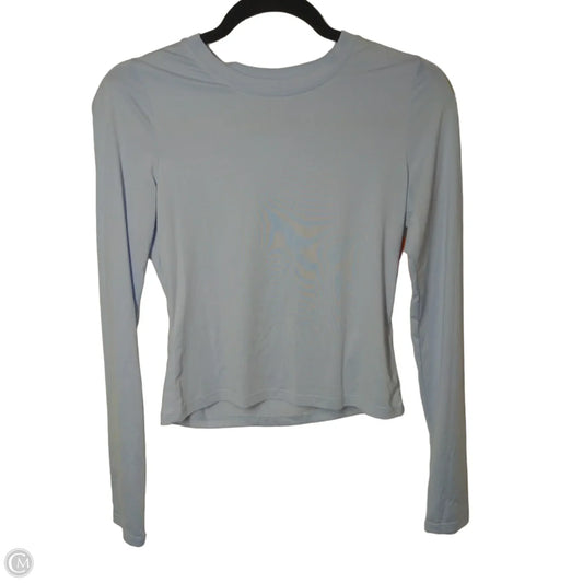 Top Long Sleeve Basic By Divided In Blue, Size: S