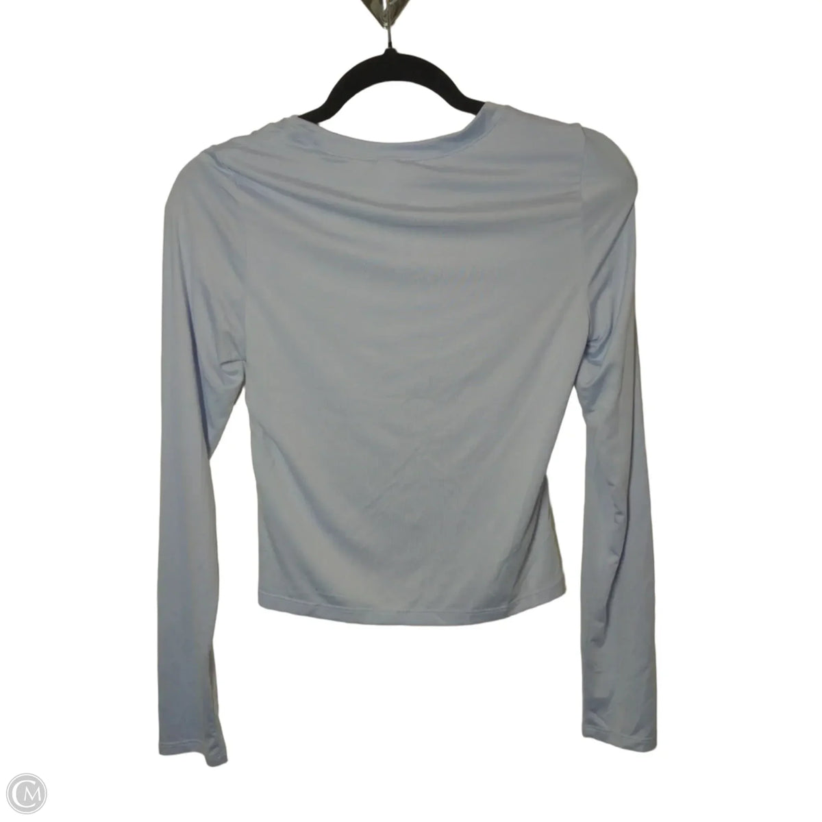 Top Long Sleeve Basic By Divided In Blue, Size: S