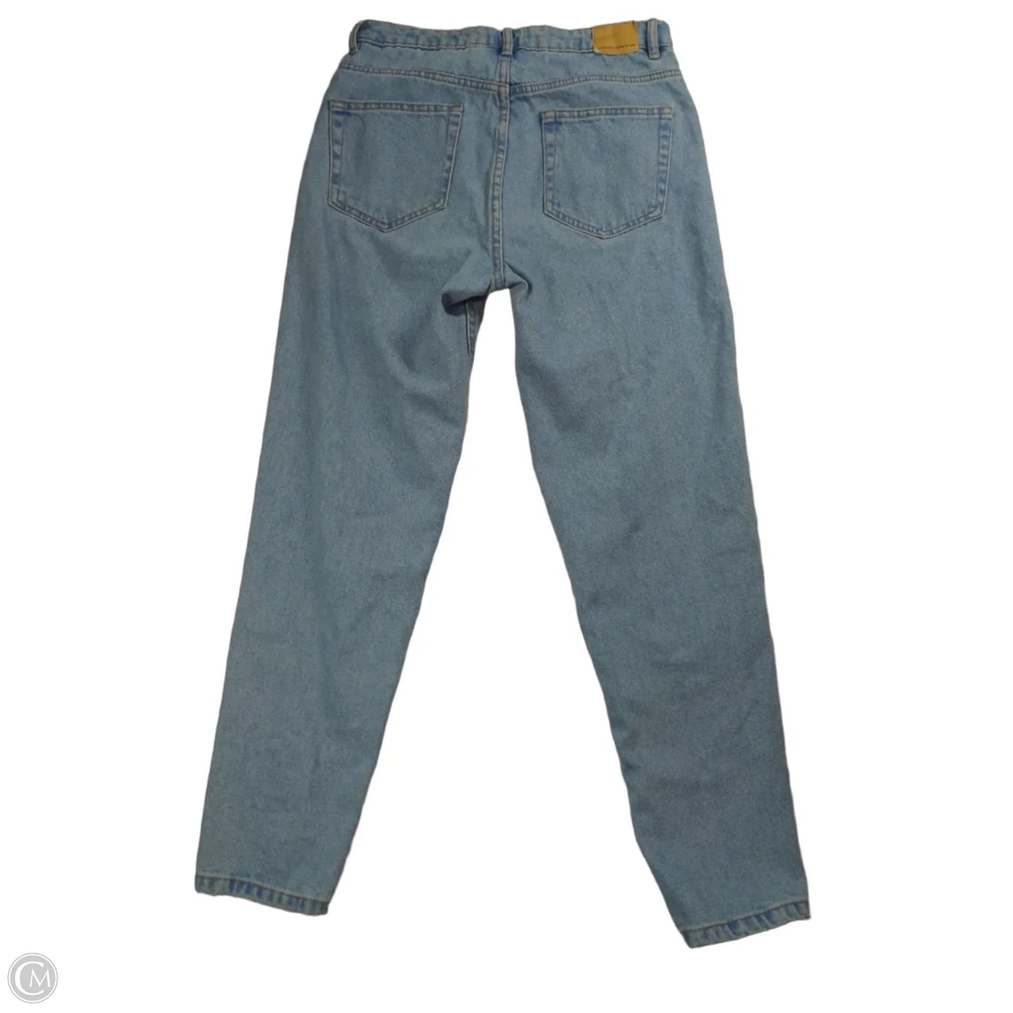 Jeans Straight By Zara In Blue Denim, Size: 4
