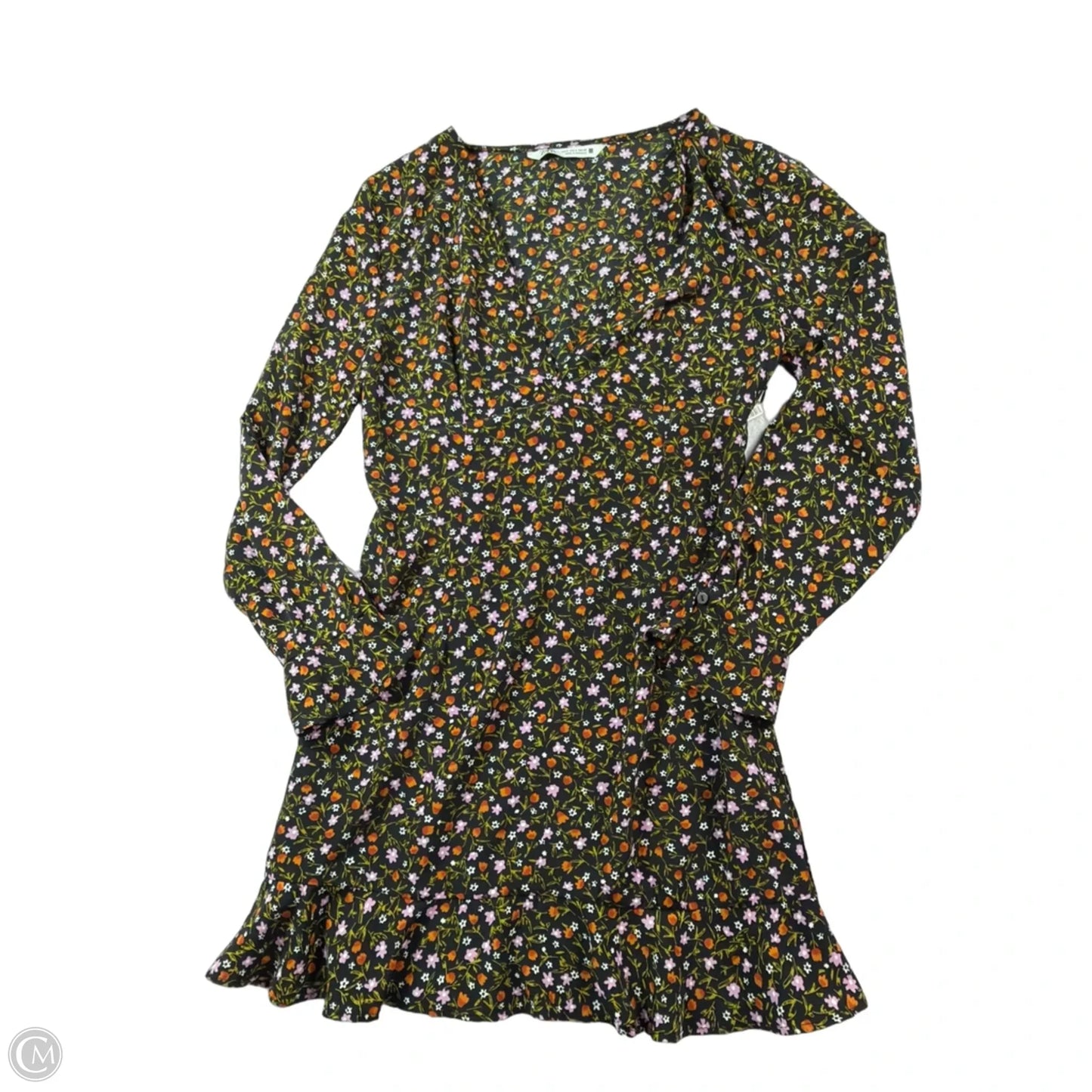 Dress Party Short By Zara In Floral Print, Size: S