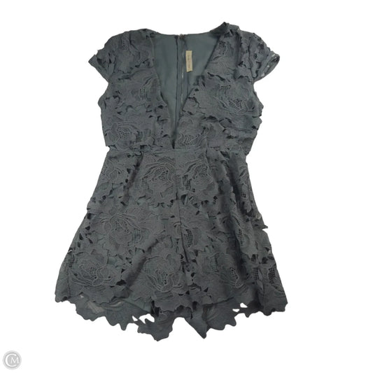 Romper By Clothes Mentor In Grey, Size: M