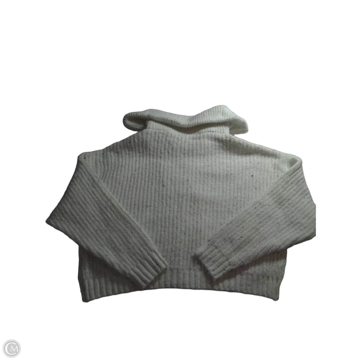Sweater By Clothes Mentor In White, Size: L