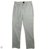 Jeans Straight By J. Crew In White, Size: 28