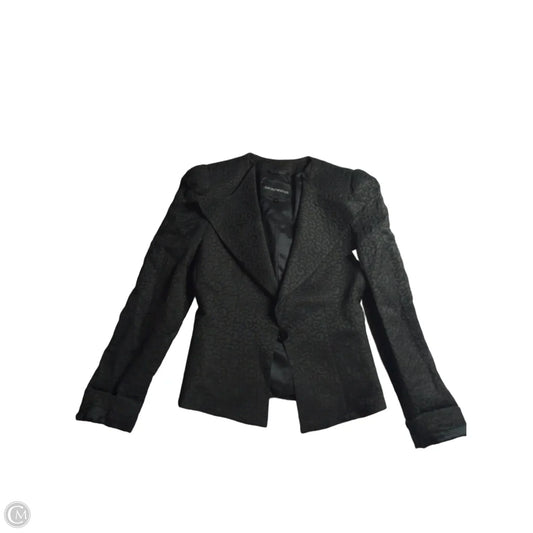 Blazer By Emporio Armani In Black, Size: 4