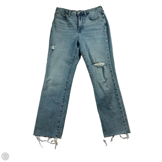 Jeans Straight By Madewell In Blue, Size: 28