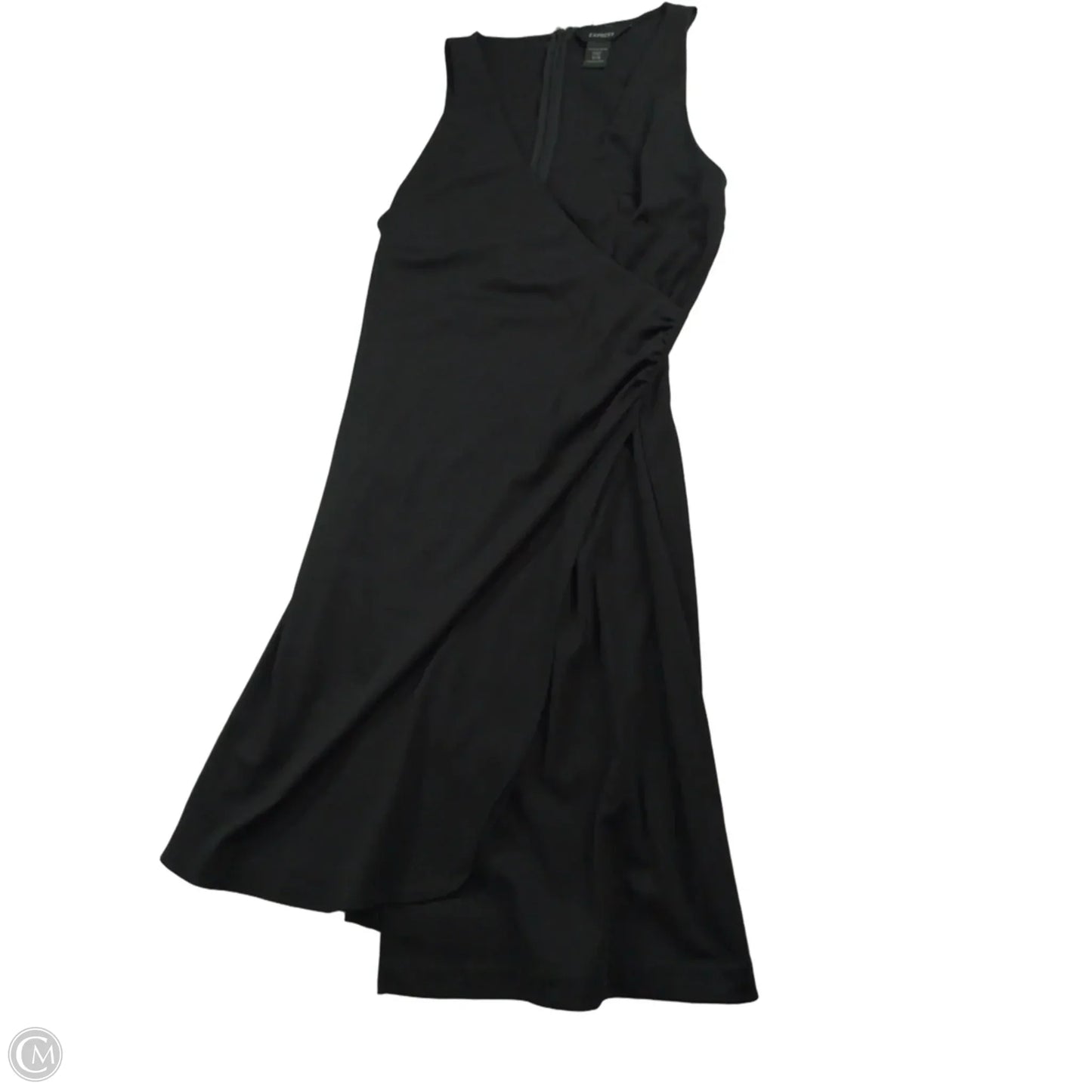 Dress Casual Midi By Express In Black, Size: 10