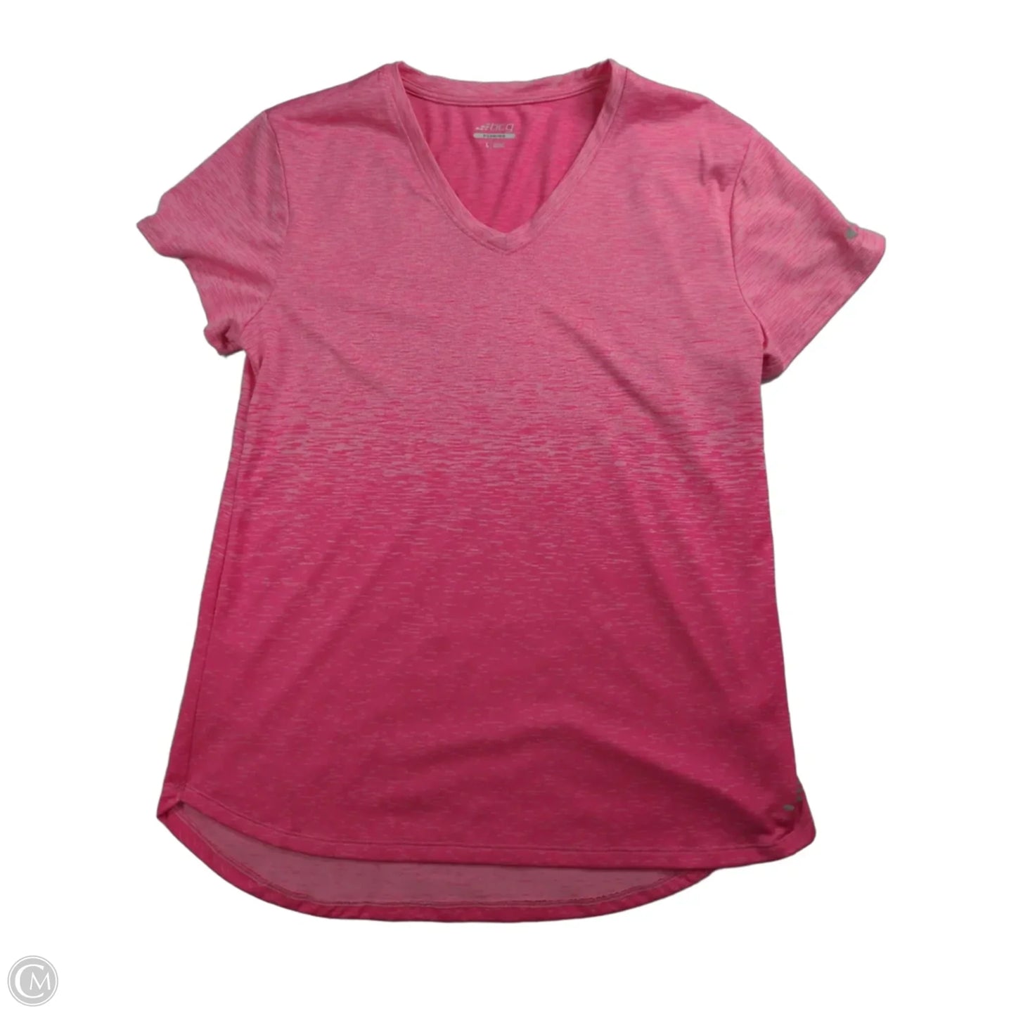 Top Short Sleeve Basic By Bcg In Pink, Size: L
