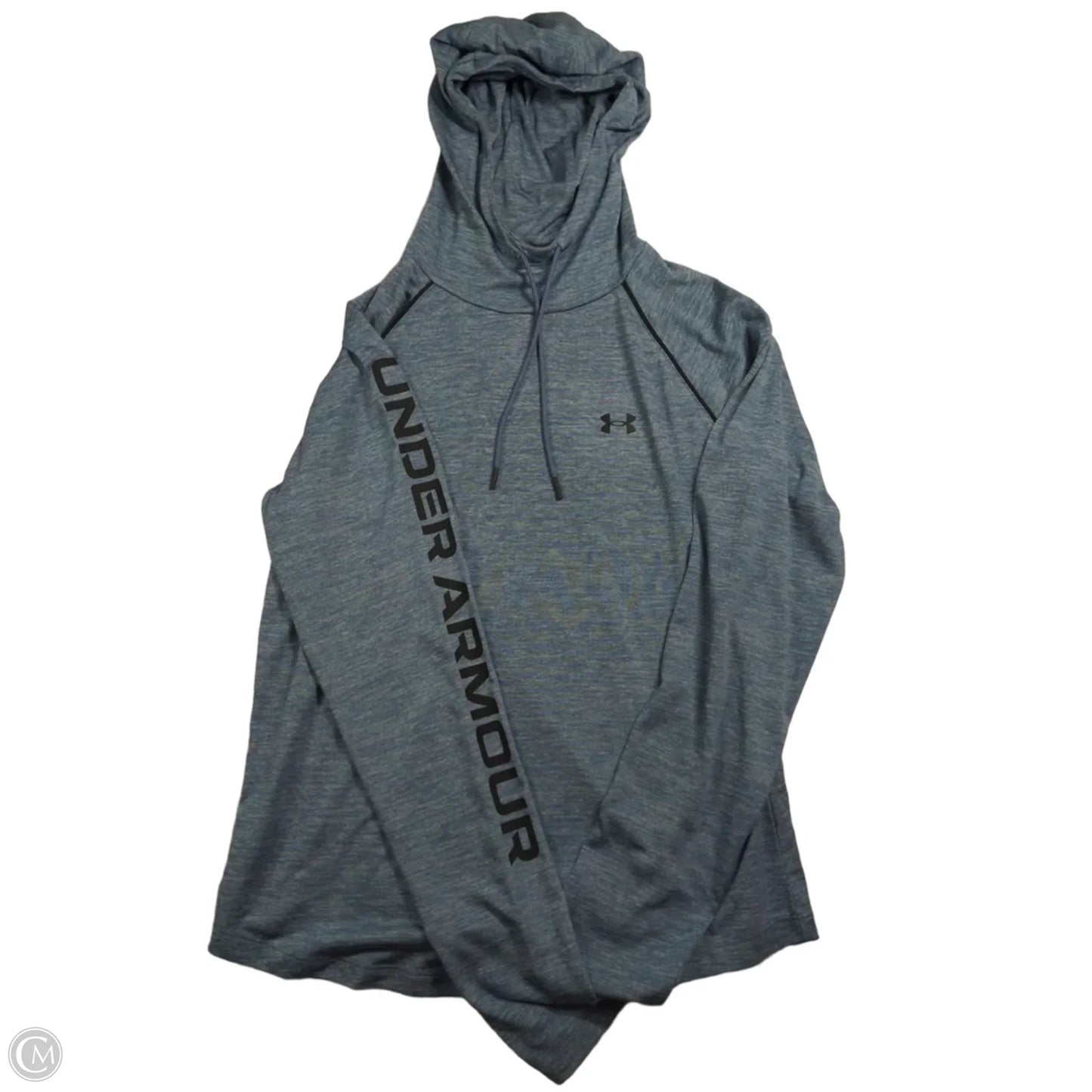 Top Long Sleeve By Under Armour In Blue, Size: L