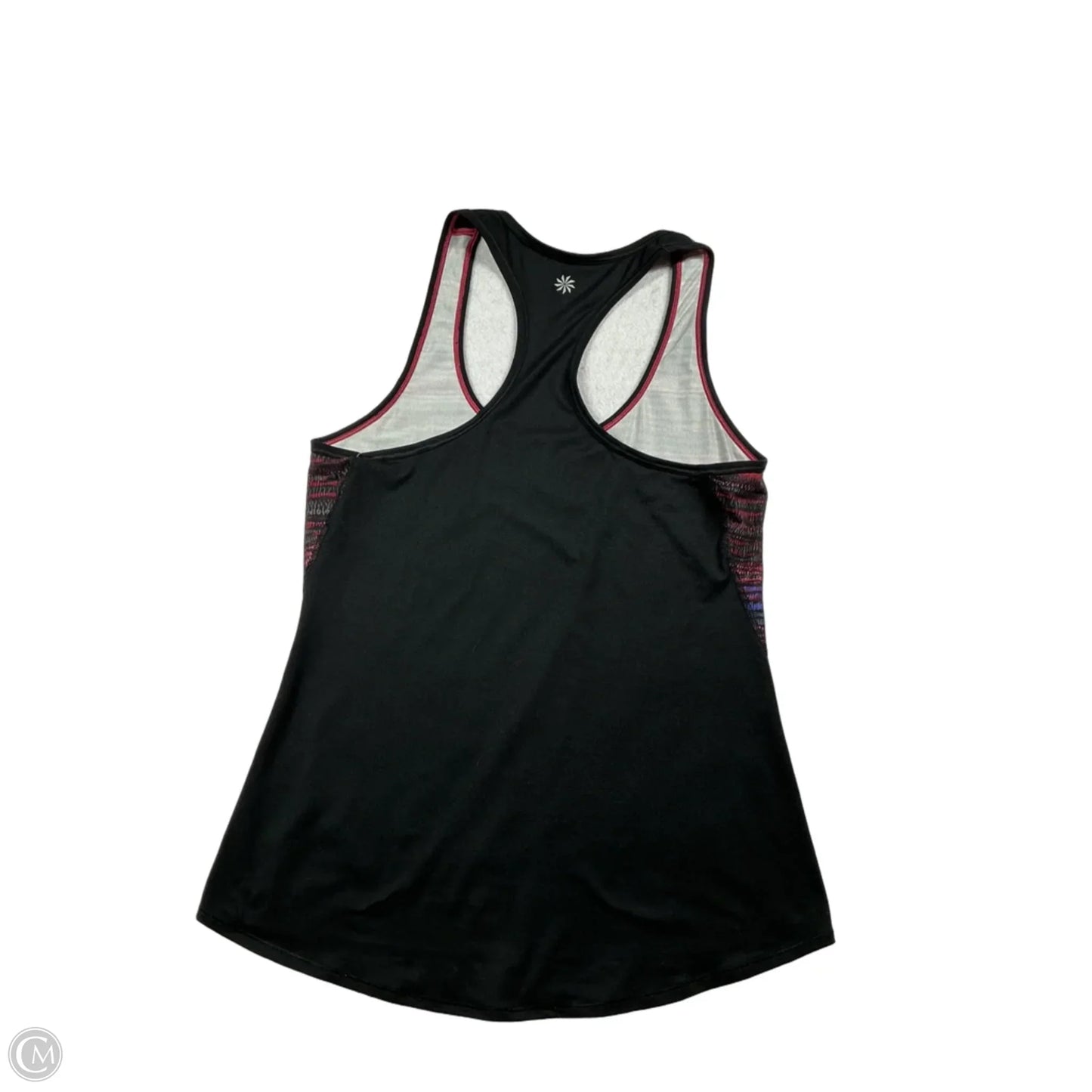 Athletic Tank Top By Athleta In Black & Pink, Size: S