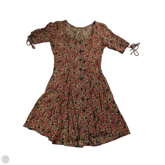 Dress Casual Short By Free People In Black & Red, Size: Xs
