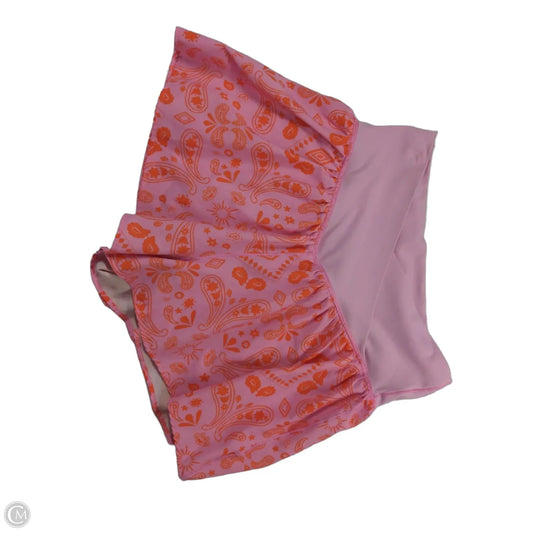Athletic Skort By Offline By Aerie In Orange & Pink, Size: M