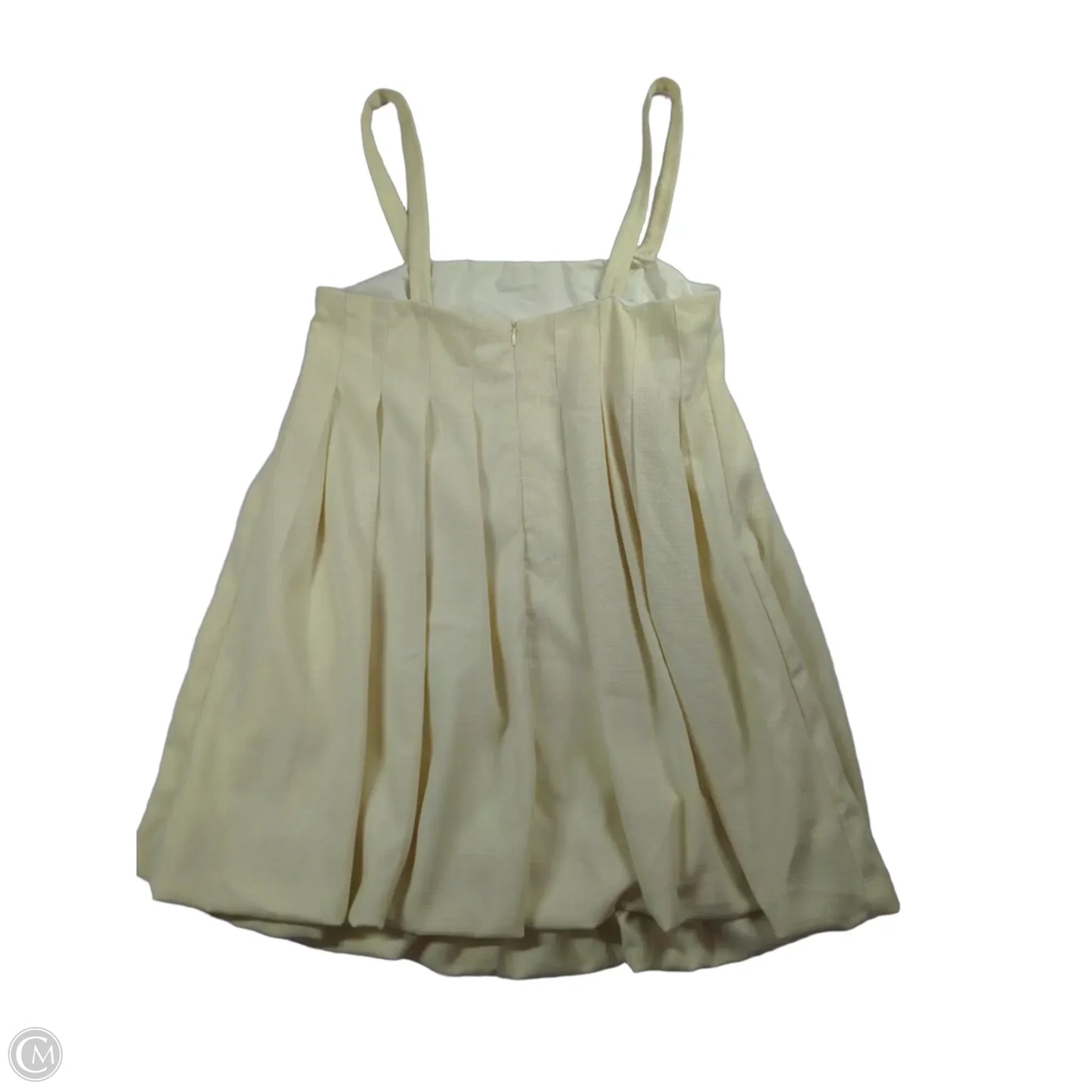 Dress Casual Short By Commense In Beige, Size: M