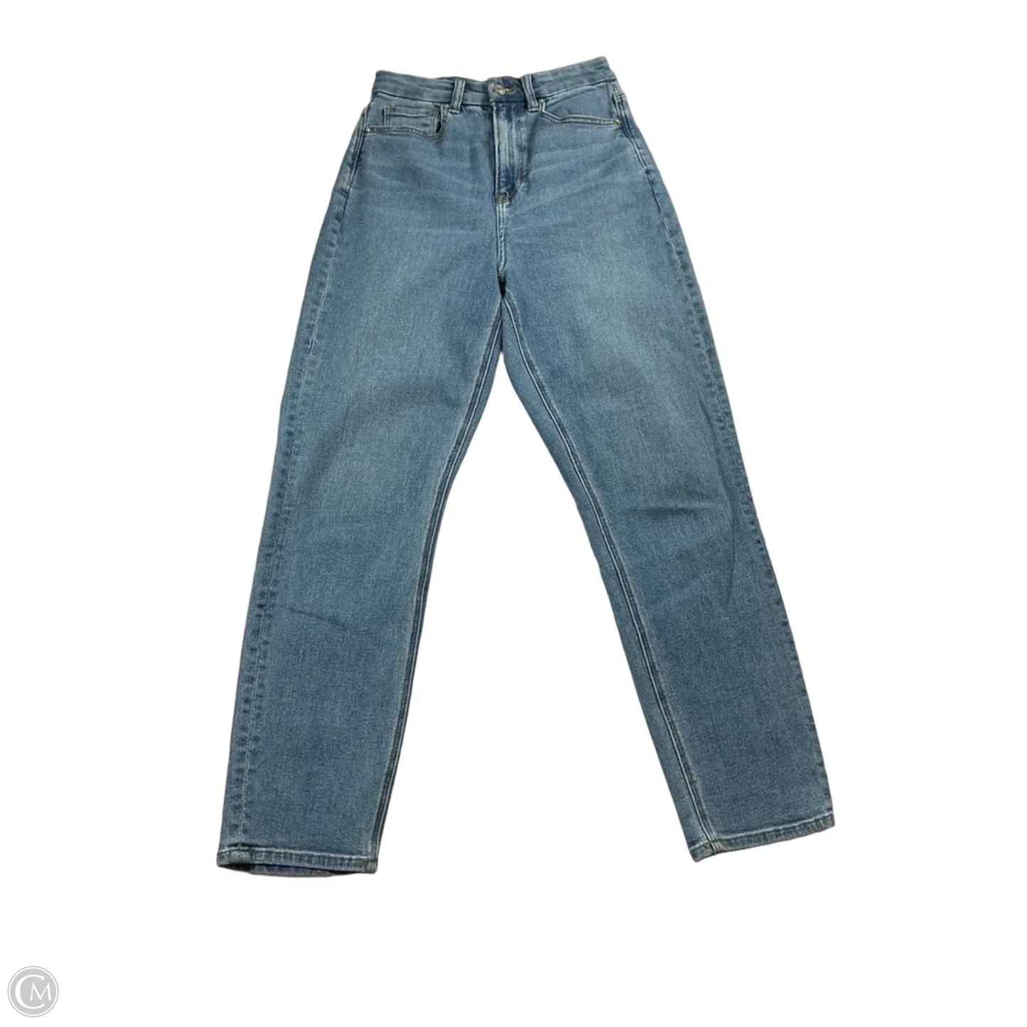 Jeans Straight By American Eagle In Blue Denim, Size: 2