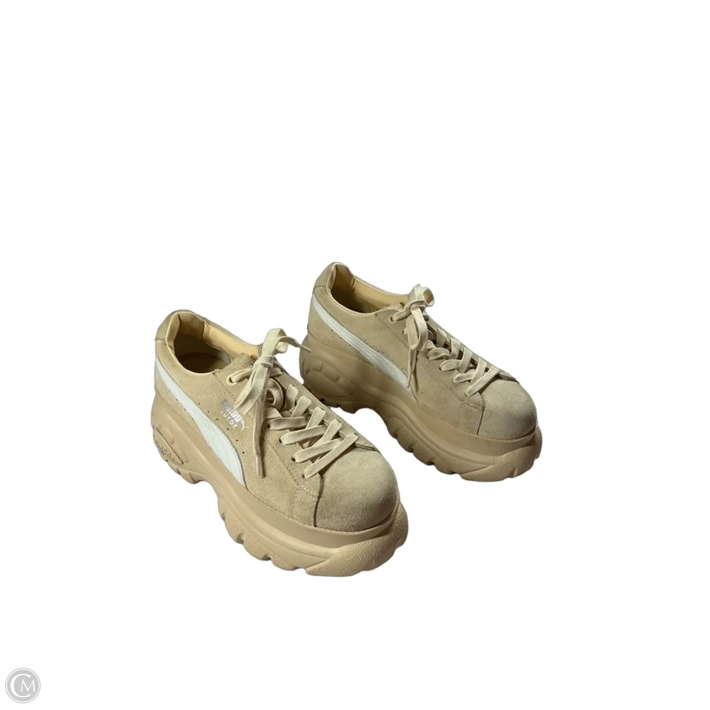 Shoes Sneakers By Puma In Tan, Size: 7