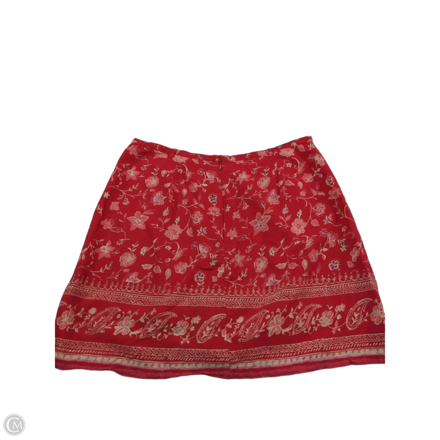 Skort By Clothes Mentor In Pink & Red, Size: 8