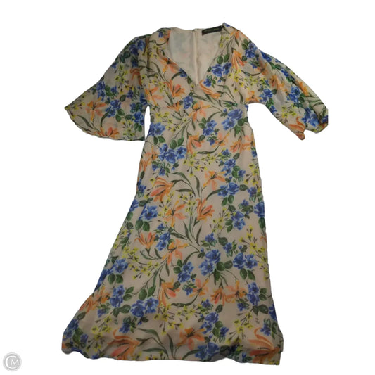 Dress Casual Midi By House Of Harlow In Floral Print, Size: Xs