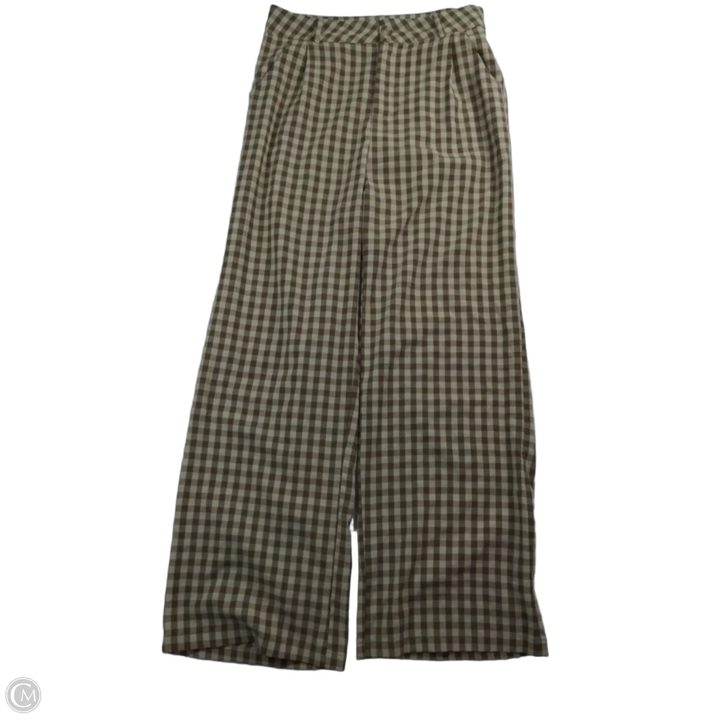 Pants Linen By Cider In Brown & Tan, Size: L