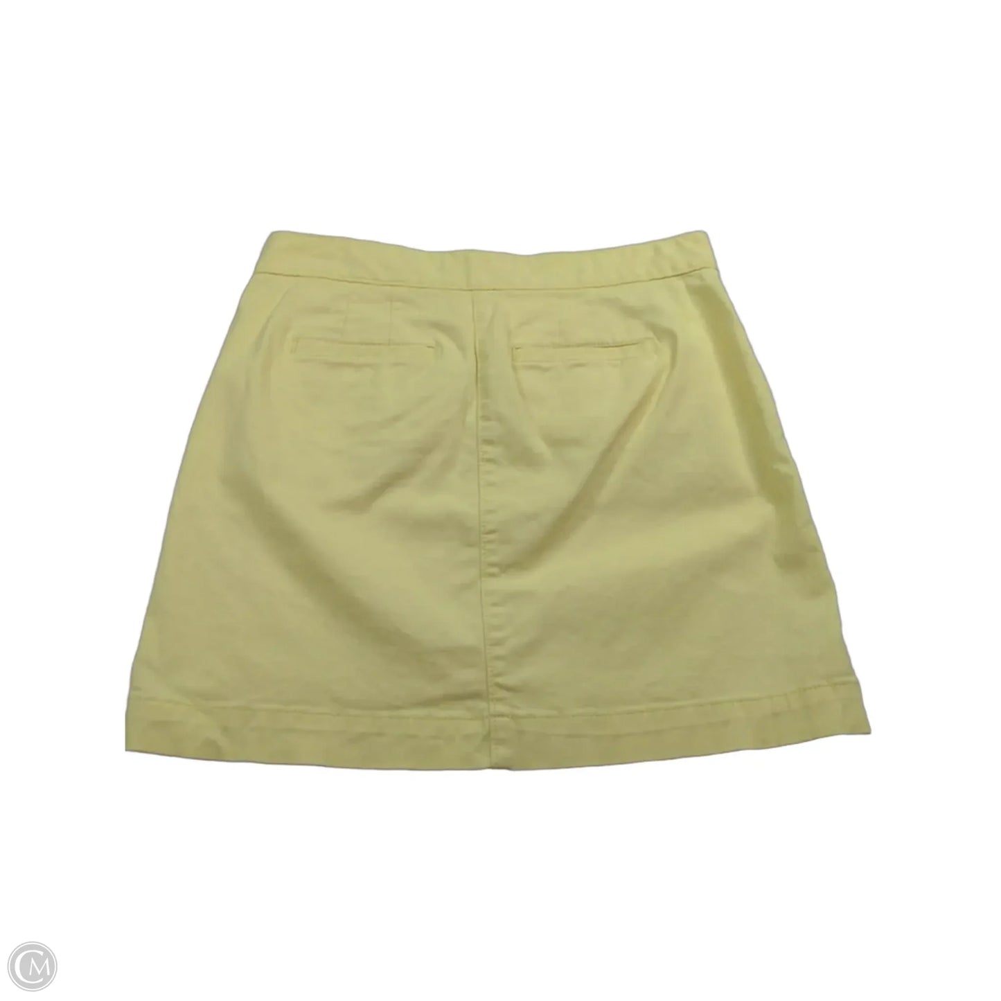Skirt Mini & Short By Loft In Yellow, Size: 4