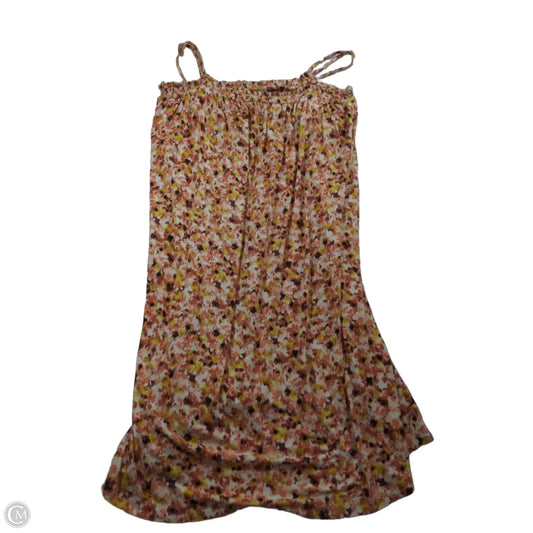 Dress Casual Midi By Soma In Multi-colored, Size: L